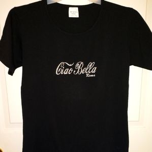 Black T-shirt Made in Italy